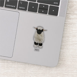 Afbeelding van de Valais Blwlese-cartoon Sticker