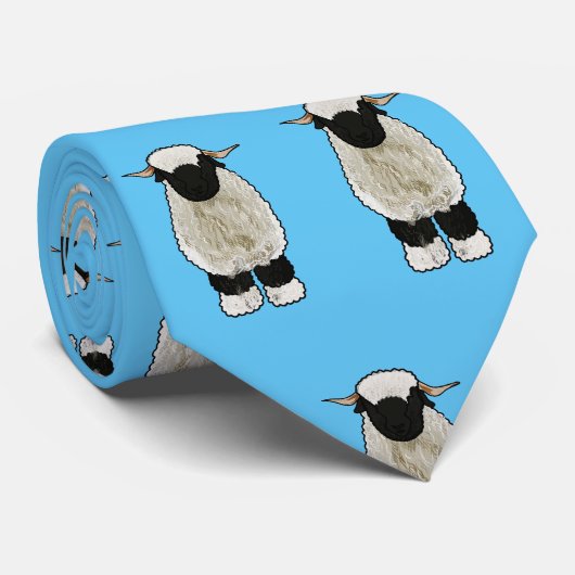 Afbeelding van de Valais Blwlese-cartoon Stropdas (Opgerold)