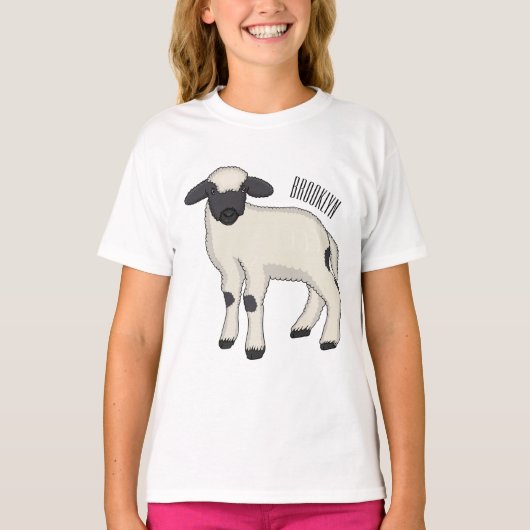 Afbeelding van de Valais Blwlese-cartoon T-shirt (Voorkant)