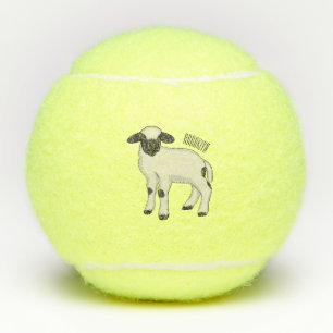 Afbeelding van de Valais Blwlese-cartoon Tennisballen