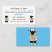 Afbeelding van de Valais Blwlese-cartoon Visitekaartje (Voorkant / Achterkant)