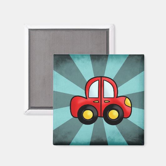 Afbeelding van de wagenpark magneet (Voorkant / Achterkant)