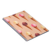 Afbeelding van de waterverf van ijsjes. Naadloze p Notitieboek (Rechterzijde)