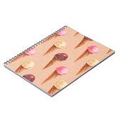 Afbeelding van de waterverf van ijsjes. Naadloze p Notitieboek (Linkerzijde)