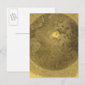 Afbeelding van de wereld briefkaart (Voorkant / Achterkant)