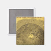 Afbeelding van de wereld magneet (Voorkant / Achterkant)