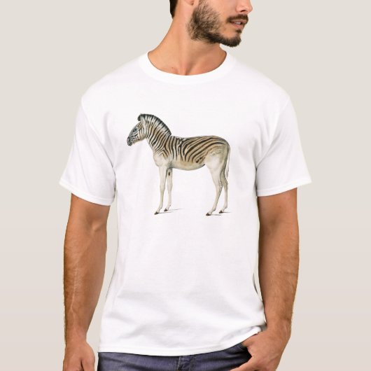  afbeelding van de zebra in de bergen t-shirt (Voorkant)