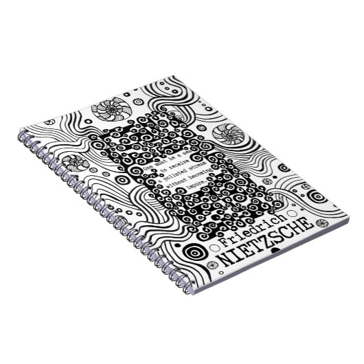 Afbeelding van de zee van Nietzsche Notitieboek (Rechterzijde)