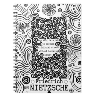Afbeelding van de zee van Nietzsche Notitieboek