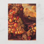 Afbeelding van de zomer door Giuseppe Arcimboldo Briefkaart (Voorkant)