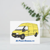Afbeelding van Delivery van Briefkaart (Staand voorkant)