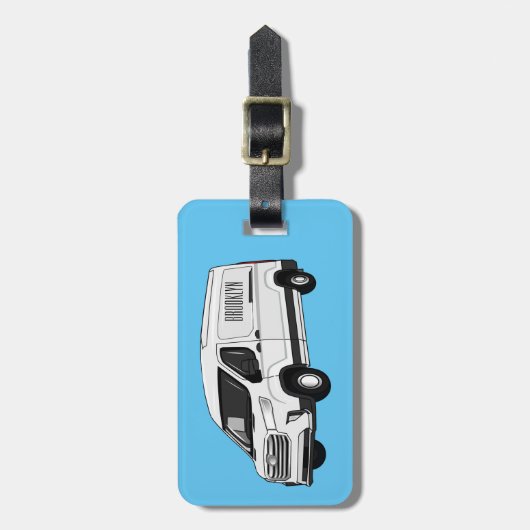 Afbeelding van Delivery van cartoon Bagagelabel (Voorkant verticaal)