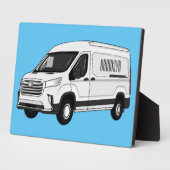 Afbeelding van Delivery van cartoon Fotoplaat (Zijkant)