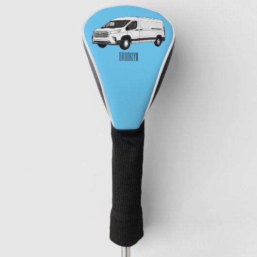 Afbeelding van Delivery van cartoon Golfheadcover (Voorkant)