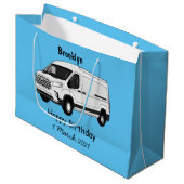 Afbeelding van Delivery van cartoon Groot Cadeauzakje (Voorkant Gekanteld)