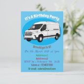 Afbeelding van Delivery van cartoon Kaart (Staand voorkant)