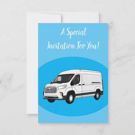 Afbeelding van Delivery van cartoon Kaart (Achterkant)