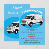 Afbeelding van Delivery van cartoon Kaart (Voorkant / Achterkant)