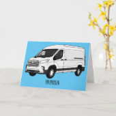 Afbeelding van Delivery van cartoon Kaart (Gele Bloem)