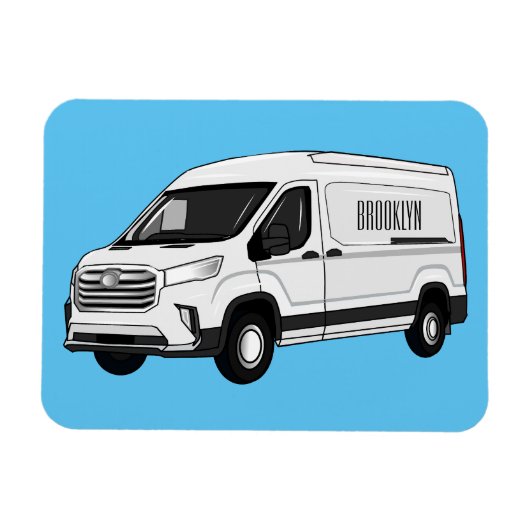 Afbeelding van Delivery van cartoon Magneet (Horizontaal)