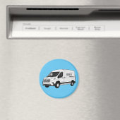 Afbeelding van Delivery van cartoon Magneet (Insitu (Vaatwasser))