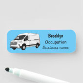 Afbeelding van Delivery van cartoon Naamplaatje (In situ)