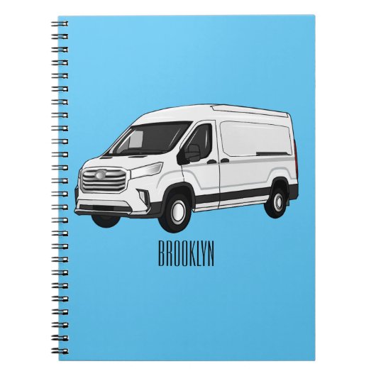 Afbeelding van Delivery van cartoon Notitieboek (Voorkant)
