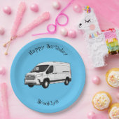 Afbeelding van Delivery van cartoon Papieren Bordje (Feest)