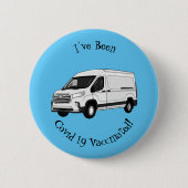Afbeelding van Delivery van cartoon Ronde Button 5,7 Cm (Voorkant)