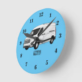 Afbeelding van Delivery van cartoon Ronde Klok (Hoek)