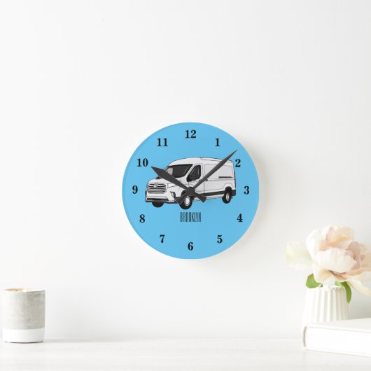 Afbeelding van Delivery van cartoon Ronde Klok (Huis)