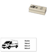 Afbeelding van Delivery van cartoon Rubberstempel (Gestempeld)