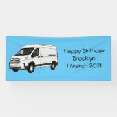 Afbeelding van Delivery van cartoon Spandoek (Horizontaal)