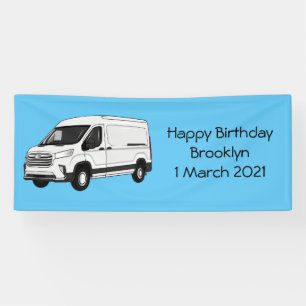 Afbeelding van Delivery van cartoon Spandoek