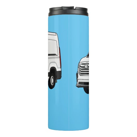 Afbeelding van Delivery van cartoon Thermosbeker (Achterkant)