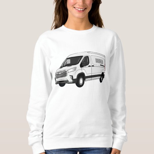 Afbeelding van Delivery van cartoon Trui (Voorkant)
