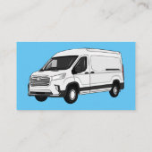 Afbeelding van Delivery van cartoon Visitekaartje (Achterkant)