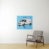 Afbeelding van Delivery van cartoon Wandkleed (In Situ (horizontaal))