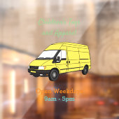 Afbeelding van Delivery van Raamsticker (Vel 2)