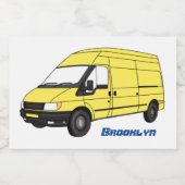 Afbeelding van Delivery van Voedselcontainer Etiket (Enkel label)