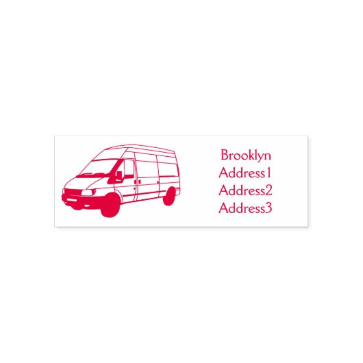 Afbeelding van Delivery van Zelfinktende Stempel (Design)
