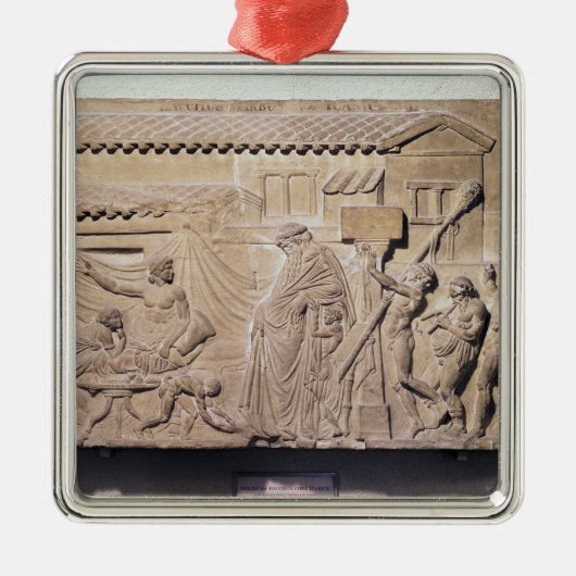 Afbeelding van Dionysus thuis Metalen Ornament (Voorkant)