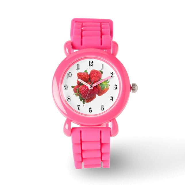 Afbeelding van droomaardbeien horloge (Voorkant)