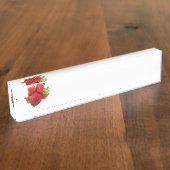 Afbeelding van droomaardbeien naambordje (Zijkant)