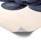  afbeelding van druiven poster (Hoek)