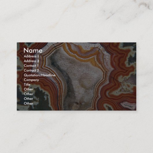 Afbeelding van Dryhead-agate Visitekaartje (Voorkant)