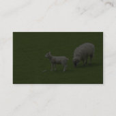 Afbeelding van een Baby met haar moeder Visitekaartje (Achterkant)