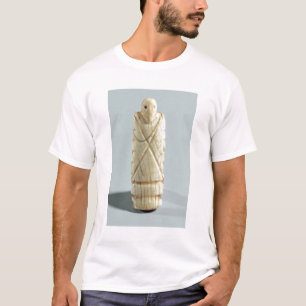 Afbeelding van een bebaard man (olifantenivoor) t-shirt