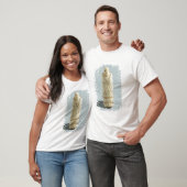 Afbeelding van een bebaard man (olifantenivoor) t-shirt (Unisex)