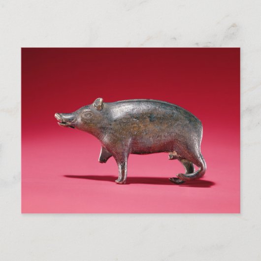 Afbeelding van een Boar Briefkaart (Voorkant)